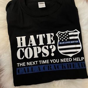 NWT Size Large Back the Blue T-shirt